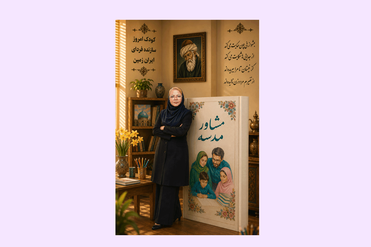 خانم ملیحه ایمانیان-مشاور مدرسه